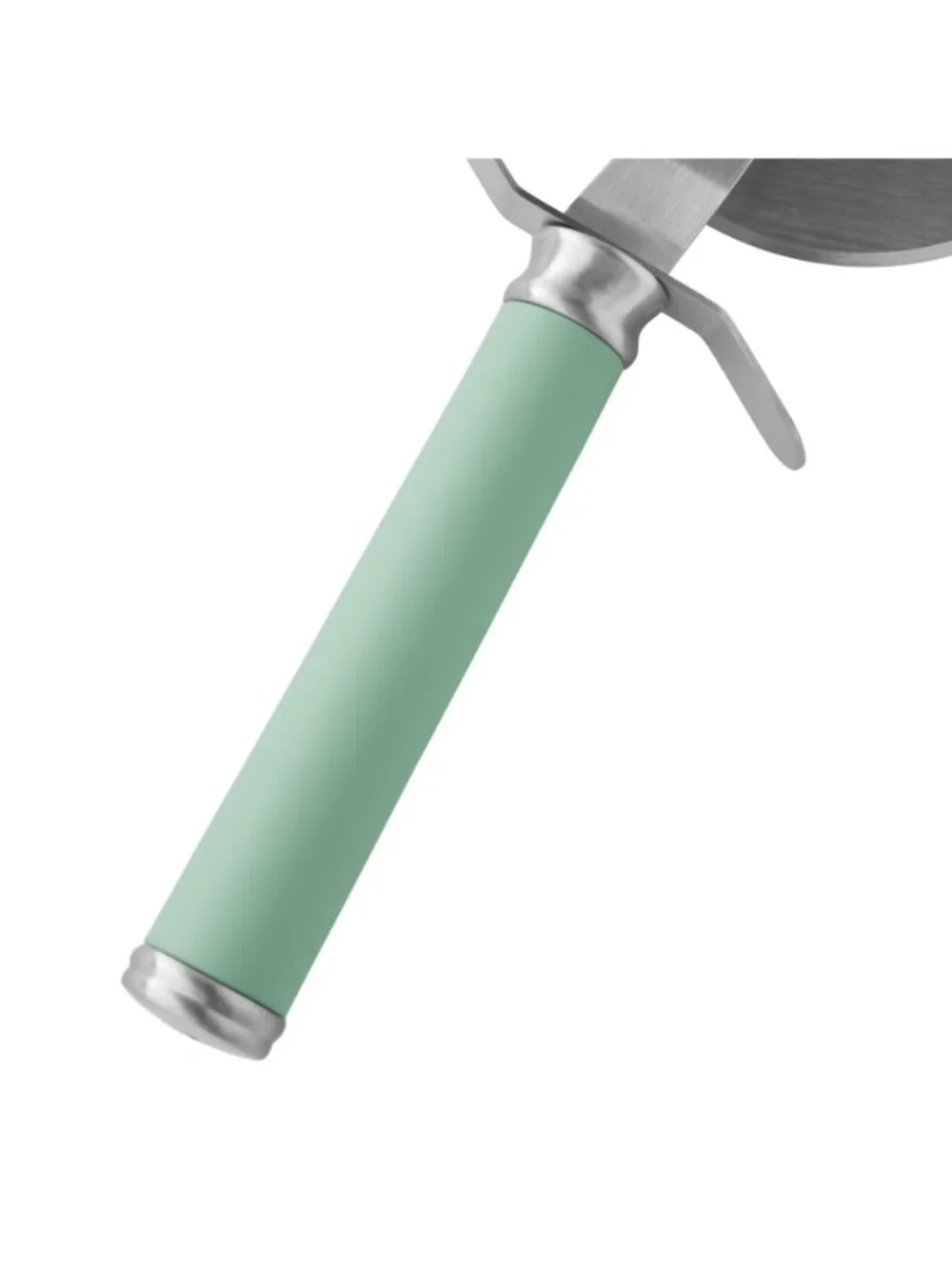 The Pioneer Woman Green Greyed Jade Wheel Slicer Stainless Steel Pizza Cutter